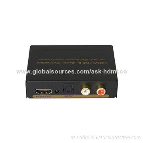 HDMI audio extractor digital to analog converter